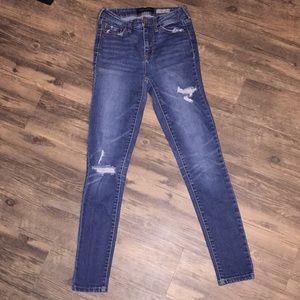 aeropostale high waisted skinny jeans